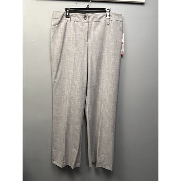 Rafaella Seasonless stretch Pants Womens‎ 16 Gray Classic Fit Form Function - Picture 1 of 7